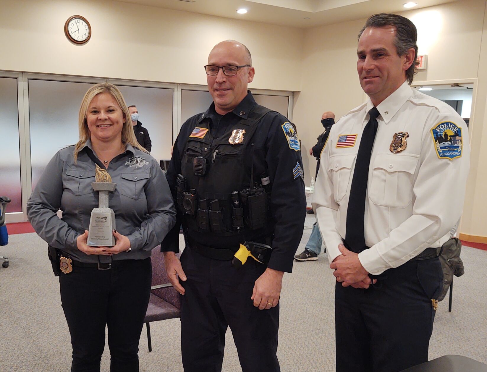 Special Olympics Guardian of the Flame award recognition